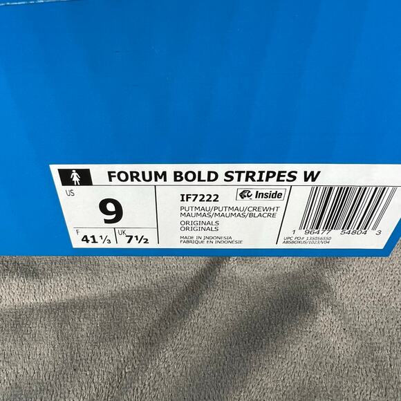 Adidas Womens NWOT Forum Bold Stripes Platform Sneakers Size 9 - Picture 11 of 11